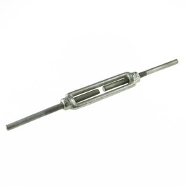 Turnbuckle DIN 1480 with 2 Weld-On Steel Galvanised SP-AE M Pack of 12