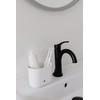Umbra Step Modern Bathroom Storage, Toothbrush Holder, White