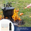 Pack of 8 Telescopic Marshmallow Barbecue Skewers, Stainless Steel Marshmallow