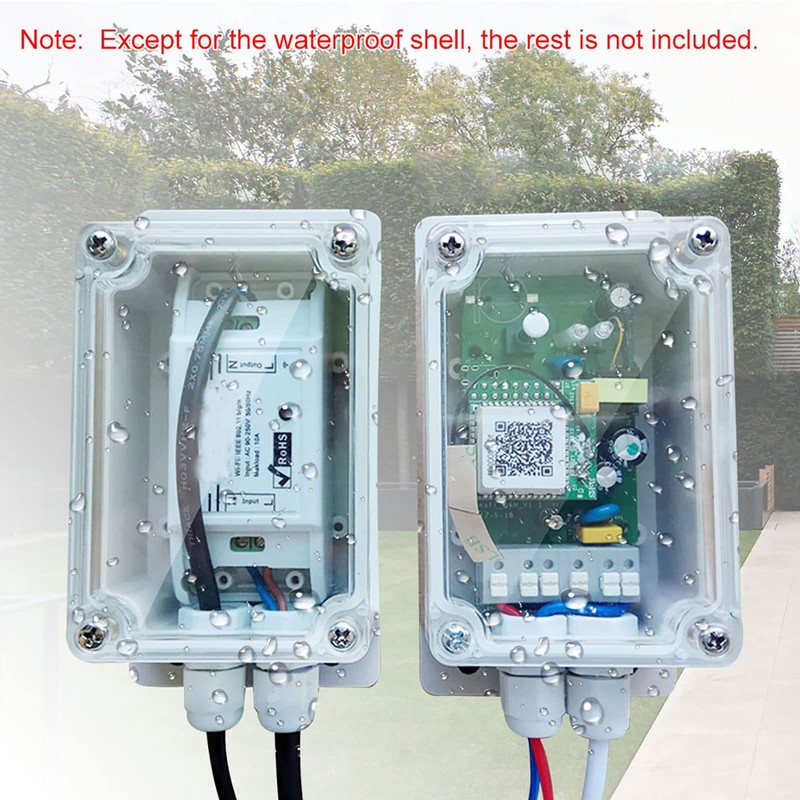 Splenssy IP66 Waterproof Junction Box Plastic Cable Wire Connector Gland