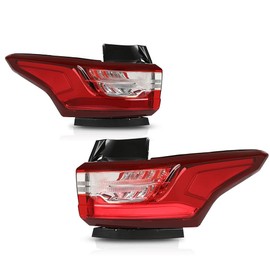 G-PLUS Tail Light Assembly Rear Brake Lamp Compatible with Chevy Traverse 2018-2021 Pair Left&Right 84618033 84618032 Luces Traseras Rear Brake Lamps Assembly