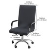 PiccoCasa Office Chair Covers Stretchable - Washable & Removable Desk
