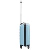 arsehhwe Durable and Lightweight Hardcase Trolley Suitcase with 360-Degree Castors,