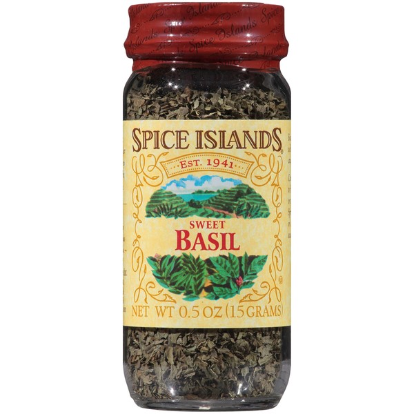 Spice Islands Basil, Sweet, .5-Ounce (Pack of 3)