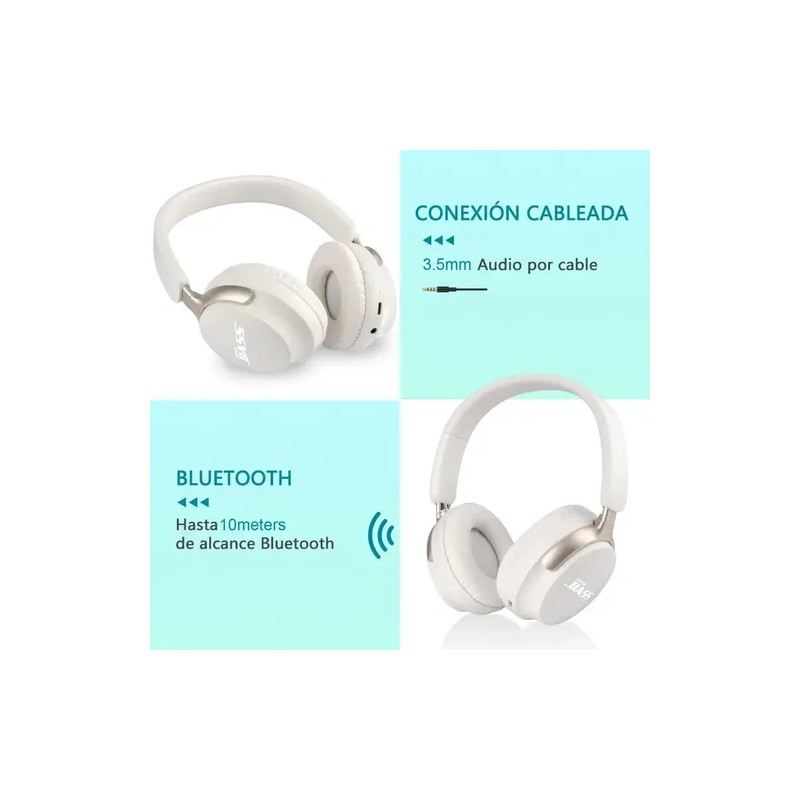 Audifonos Bluetooth 5.3 Diadema-almohadillas Ultra Cómodas
