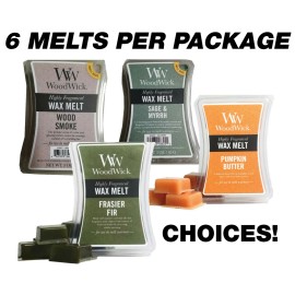 WoodWick Wax Melts Tarts 6 pack or Single Pack - BUY ANY 3+ GET FREE SHIPPING - Pumpkin Butter