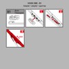 alca® Windscreen Wiper Ideal for Fiat Panda (10.2003-12.2012) Start, Joint
