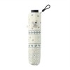 Nifty Colors Bandana Mini 55 1572OF Folding Umbrella, Off-White, Ribs,