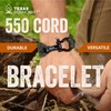 Texas Bushcraft Firecraft Cord Survival Bracelet – Paracord Bracelet with