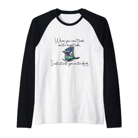 Alice in Wonderland, Mad Hatter Quote Raglan Baseball Tee