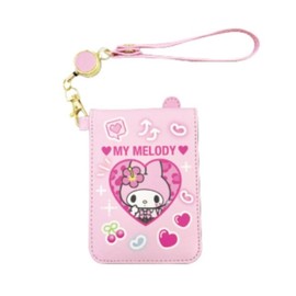 Hatayama Shoji 33202231 Reel Pass Case, Garake Gal My Melody H 4.5 x W 3.1 x D 0.4 inches (11.5 x 8 x 1 cm)