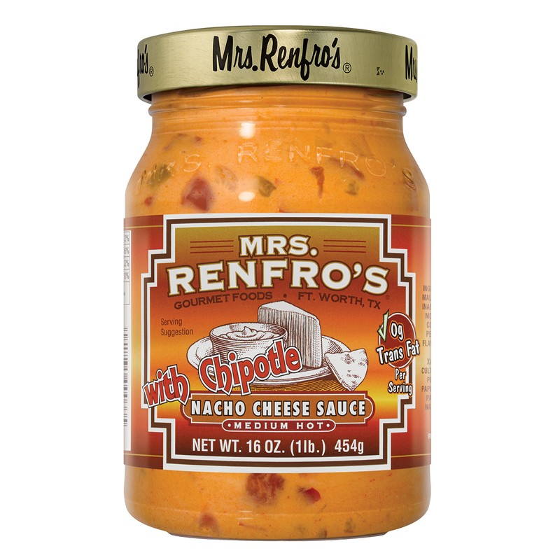 Mrs. Renfro's Nacho Cheese Sauce with Chipotle, 16 oz (2