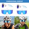 GIEADUN Polarized Glasses Kids Youth Baseball Sunglasses Adult Men Women