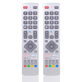 Replacement Sharp TV Remote Control,Compatible Sharp Aquos TV Remote Control 2 Pack with Quick Graphic Buttons Universal TV Remote LC-32CHE5111K 32EE6K 4K 8K