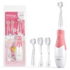 SEAGO SG513 ROSA Spazzolino sonico per bambini, rosa, 1xAA 1,5V