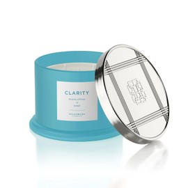 HomeWorx by SLATKIN + CO. 14oz Candle - Clarity, Eucalyptus + Sage. 3-Wick Premium Scented Candle - 30-40 Hours of Clean Burn. Aromatherapy.