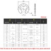 CONPHERON Manganese Steel E-Clip External Retaining Ring Snap Internal Circlip