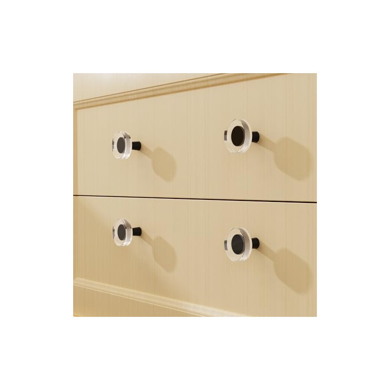 Black Matte Kitchen Cabinet Drawer Knobs 4 Crystal Brushed Cabinets