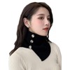 Rubitas Neck Warmer, Scarf, Collar Included, Muffler, Turtle Guard, Knit,