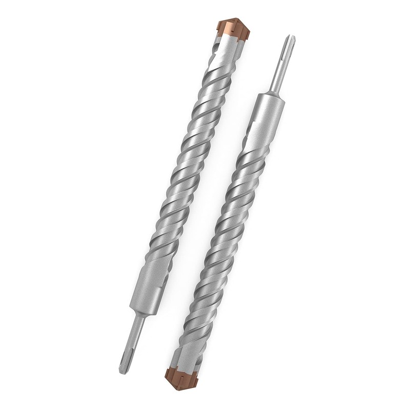 Windscreen4less 1-1/8" SDS Plus Hammer Drill Bit for Concrete Cement