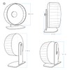 Niteangel Super-Silent Hamster Exercise Wheels - Quiet Spinner Hamster Running