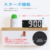 Digital LED Alarm Clock, Table Clock, Temperature and Calendar Display,