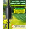 Ceoighe 95 Inch Bird Feeder Pole with Torpedo Squirrel Proof