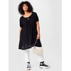 Kaffe Curve Women's Plus Size Tunic Short Sleeves Loose Fit
