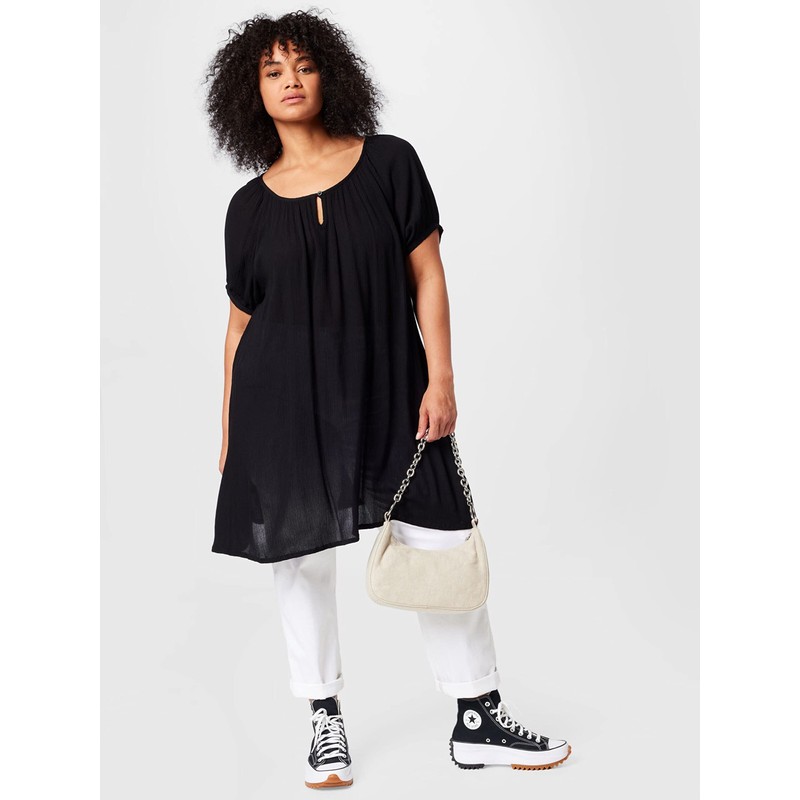 Kaffe Curve Women's Plus Size Tunic Short Sleeves Loose Fit