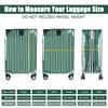 Transparent Suitcase Cover Set PVC Suitcase Cover Waterproof Suitcase Cover