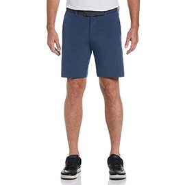 Callaway Swing Tech Heather Ergo - Pantalones Cortos de Golf para Hombre, Jaspeado (Peacoat Heather), 36