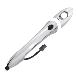 omoZone Exterior Door Handle Front Left Driver Side with Keyhole Smart Entry Keyless Compatible with 2011-2015 Hyundai Sonata Replaces 82651-3S210 82652-3S010