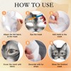 Seenelling 19 Pcs DIY Therian Mask Kit Blank Cat Mask