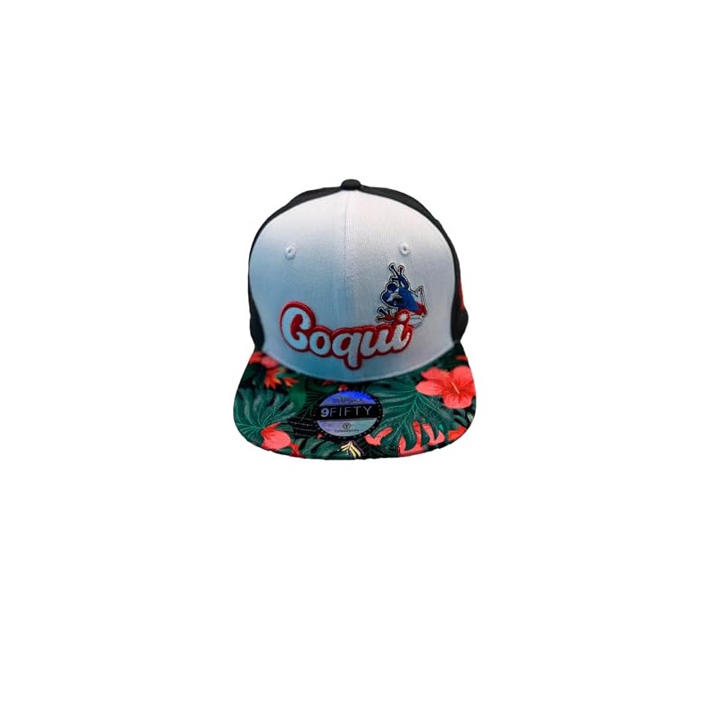 Coqui Puerto RICO Flower Cap Snapback