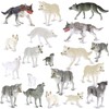 Deekin 20 Pcs Figure Mini Miniatures Figurines Mini Realistic Decor