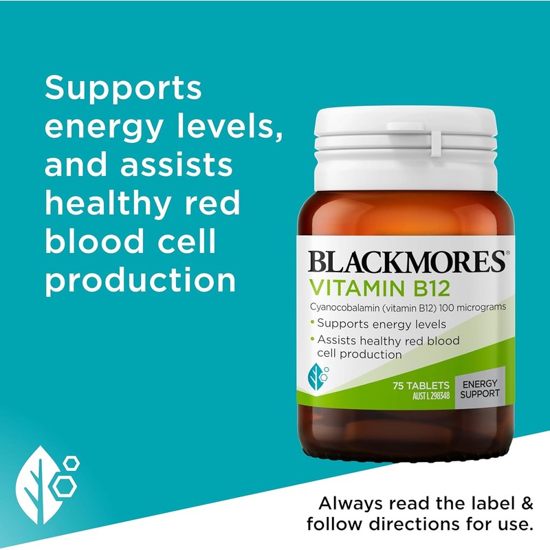 Blackmores Vitamin B12 | Supports Energy Levels & Assists in