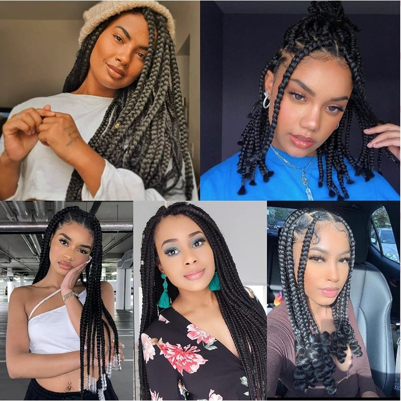 X-Tress 24" Summer Hair Extensions 8 Pieces Black