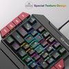 MageGee One Handed Professional Gaming Keyboard, RGB Backlit 35 Keys