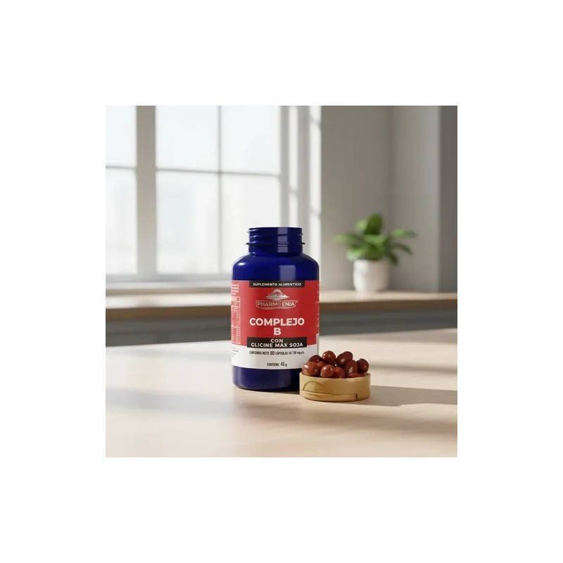 Complejo B Con Glycine Max 60 Cápsulas 750 Mg Suplemento