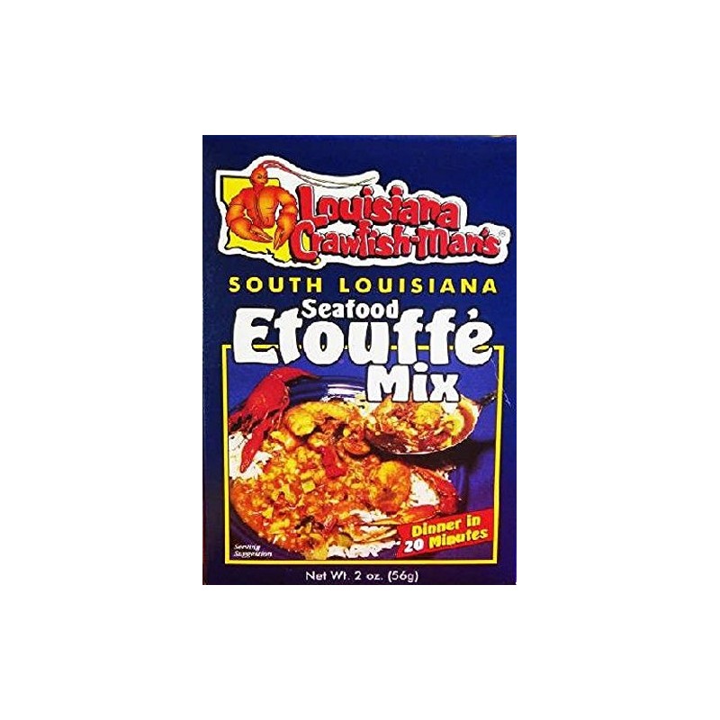 Louisiana Crawfish Man's Seafood Etouffe Mix, 2 Ounces