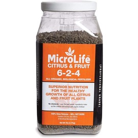 MicroLife Citrus & Fruit (6-2-4) Professional Grade Granular Organic Biological Fertilizer, 7 LBS
