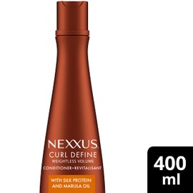 Nexxus Curl Define Moisturizing Conditioner for curly and coily hair with Marula Oil hair conditioner for strengthening and moisturizing curls 400 ml (Pack of 1)