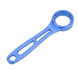 Bike Bottom Bracket Wrench Aluminium Alloy Universal Hollow Bike Bottom Bracket Spanner for Repair Blue
