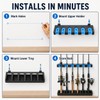 Fishing Rod Holder Wall Mount Rack Organizer, Holds 6 Rods