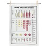 Abbott Collection Home 063713336231 Abbott Collection Wine Guide Tea Towel,