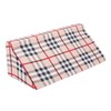 Wedge Pillow R Shaped Removable Slip Resistance Plaid Pattern Bedsore