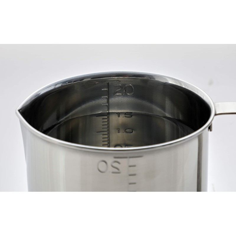 TRUSCO Stainless Steel Beaker with Spout 2.0l 135x145 tsh637 m
