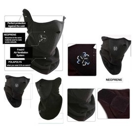 Urban Protect Protective Mask/Neck Guard - Neoprene + Fleece – One Size - Adjustable – Airsoft – Paintball – Outdoor – Ski – Snow – Surf – Moto – Biker – Quad