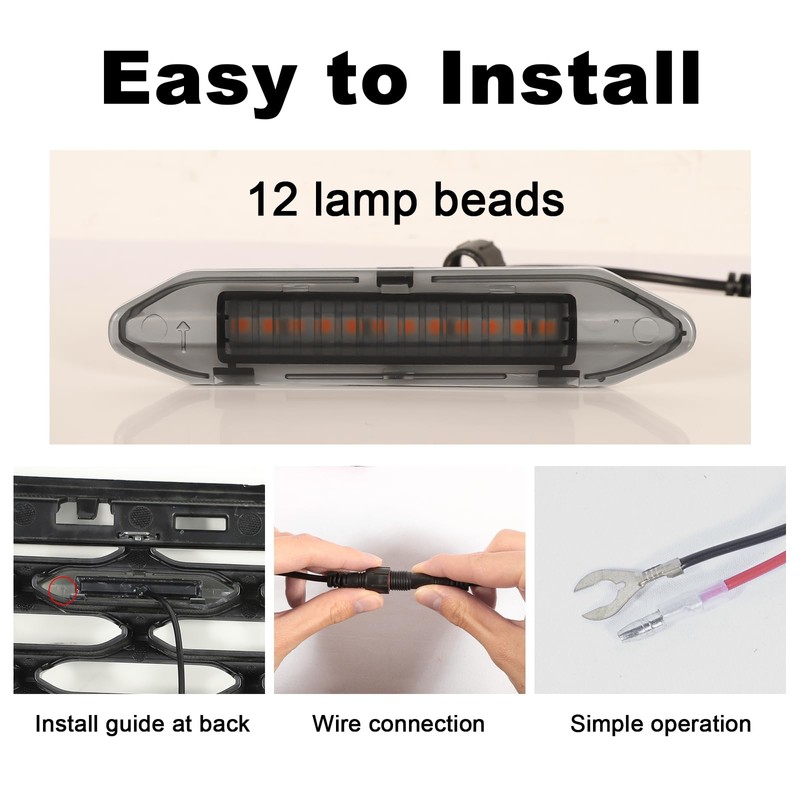 LED Front Grill Lights for Ford Escape Accessories 2022 2021