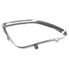Grille Frame Trim Chrome Front Upper Left & Right Pair
